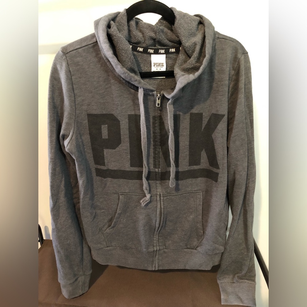 PINK by Victoria Secret Zip Up Hoodie, Size M